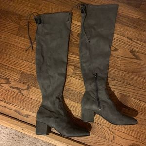 WORN ONCE! Thigh high boots